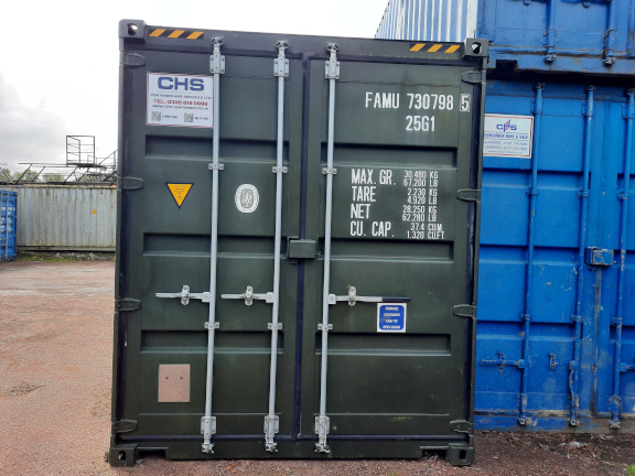 A 20 x 8ft High-Cube Container in Nearly-New condition, located in Glasgow (Blochairn)