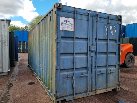 A 20 x 8ft Standard Container in Ex-Hire Fleet condition, located in Glasgow