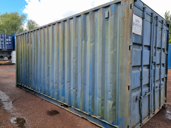 A 20 x 8ft Standard Container in Ex-Hire Fleet condition, located in Glasgow