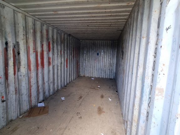 A 20 x 8ft Standard Container in Ex-Hire Fleet condition, located in Glasgow