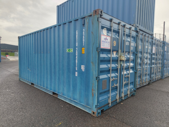 A 20 x 8ft Standard Container in Ex-Hire Fleet condition, located in Glasgow