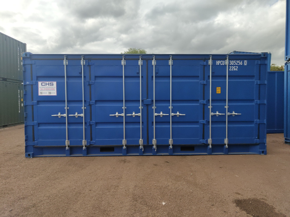 A 20 x 8ft Side Opening Container in New (One-Trip) condition, located in Glasgow (Blochairn)