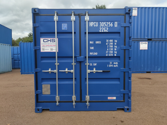A 20 x 8ft Side Opening Container in New (One-Trip) condition, located in Glasgow (Blochairn)