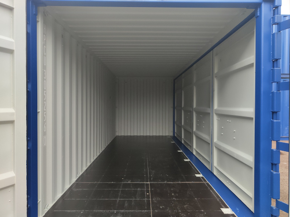 A 20 x 8ft Side Opening Container in New (One-Trip) condition, located in Glasgow (Blochairn)