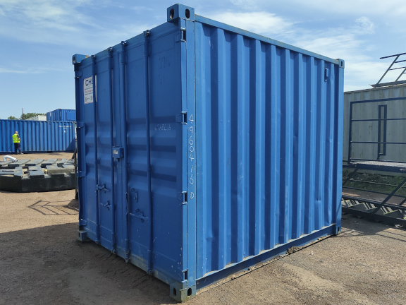 A 10 x 8ft Standard Container in Ex-Hire Fleet condition, located in Glasgow