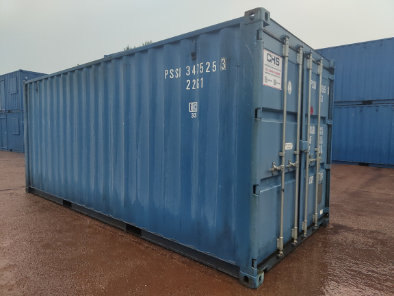 A 20 x 8ft Standard Container in Ex-Hire Fleet condition, located in Glasgow (Blochairn)