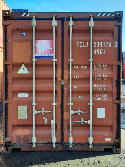 A 40 x 8ft High-Cube Container in Cargo Worthy condition, located in Glasgow (Coatbridge)