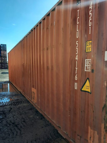 A 40 x 8ft High-Cube Container in Cargo Worthy condition, located in Glasgow (Coatbridge)
