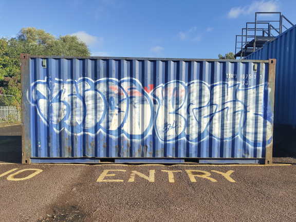 A 20 x 8ft Standard Container in Ex-Hire Fleet condition, located in Glasgow (Blochairn)