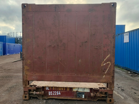 A 20 x 8ft Flat Rack Container in Cargo Worthy condition, located in Glasgow (Blochairn)