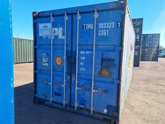 A 20 x 8ft Standard Container in Ex-Hire Fleet condition, located in Glasgow