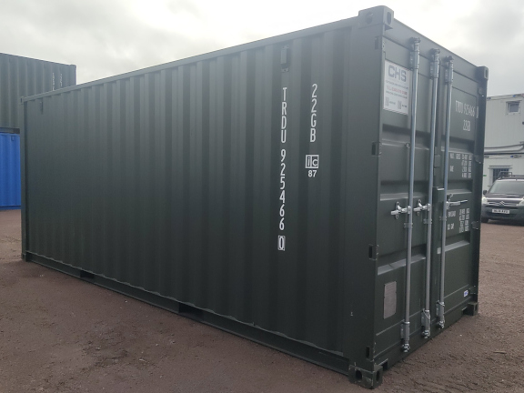 A 20 x 8ft Standard Container in New (One-Trip) condition, located in Glasgow (Blochairn)