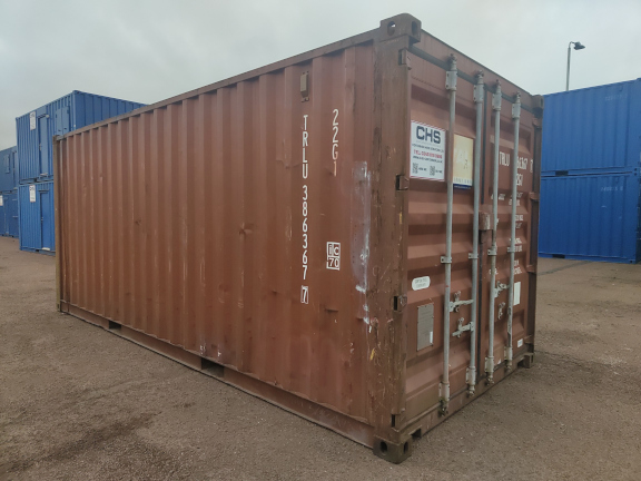 A 20 x 8ft Standard Container in Wind-and-Watertight condition, located in Glasgow (Blochairn)