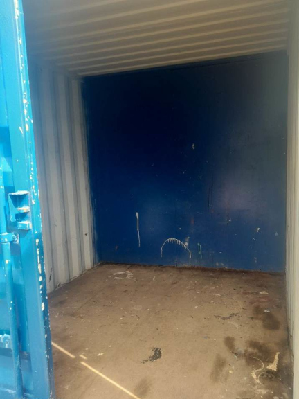 A 20 x 8ft 50/50 Office/Store in Ex-Hire Fleet condition, located in Glasgow